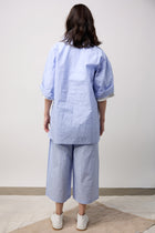 Ponce Relaxed Wide Pant - Sky