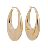 Sidney Garber 18K Yellow Gold Carine Puffy Hoop Earrings