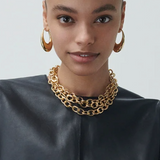 Sidney Garber 18K Yellow Gold Carine Puffy Hoop Earrings
