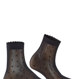 Falke Dot 15 Den Anklets in Black