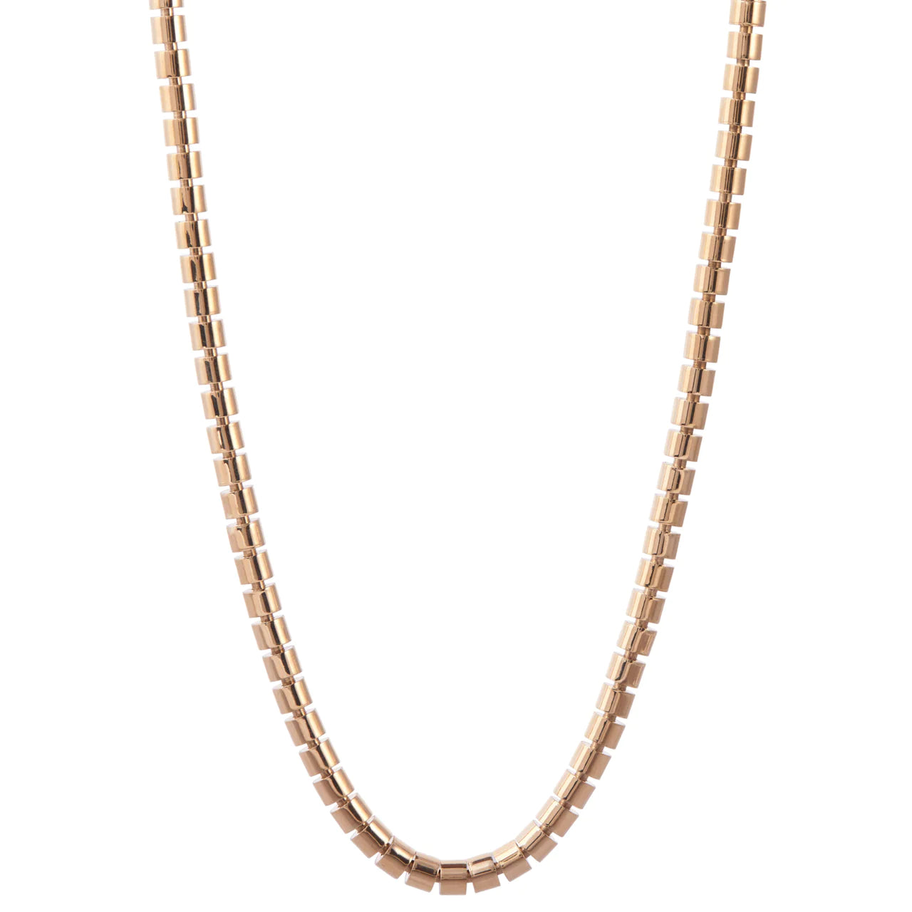 18K Yellow Gold 17" Skinny Ophelia Necklace
