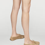 Francesco Russ Suede Ballerina
