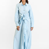 Poplin Long Dress