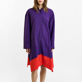 Washed Poplin Short Dress