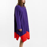 Washed Poplin Short Dress