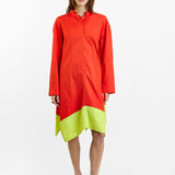 Cotton Twill Short Dress
