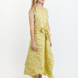 Maison Rabih Kayrouz Taffeta Short Dress in Yellow
