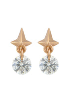 18K Rose Gold Set Free Studs
