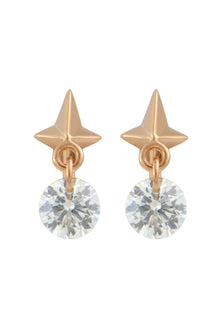 18K Rose Gold Set Free Studs