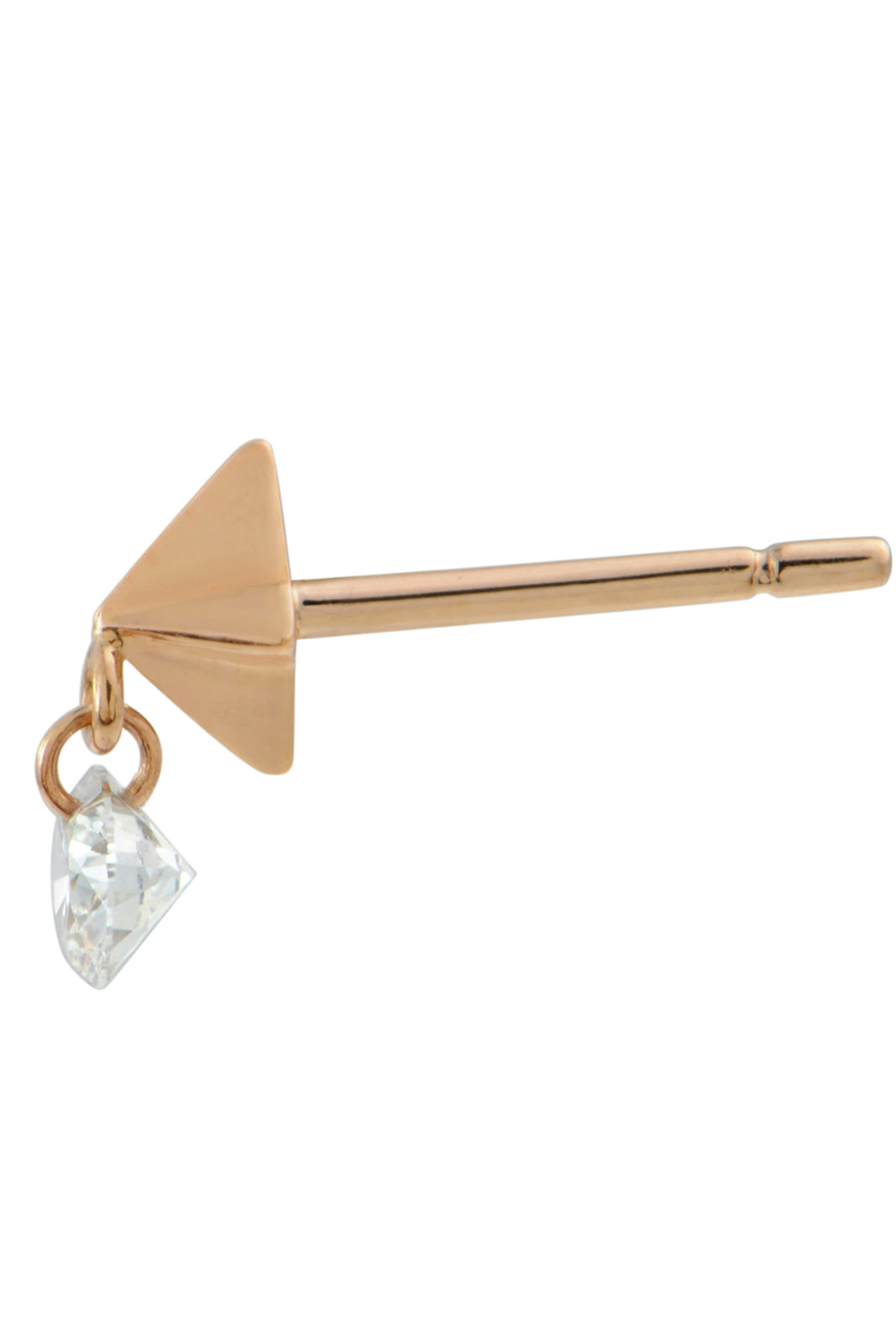 18K Rose Gold Set Free Studs