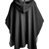 Hooded Reversible Poncho