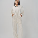 Maison Rabih Kayrouz Double Crepe Pants Off White / 38