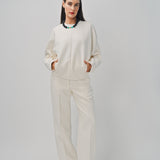 Maison Rabih Kayrouz Double Crepe Pants Off White / 38