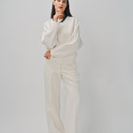 Maison Rabih Kayrouz Double Crepe Pants Off White / 38