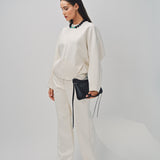 Maison Rabih Kayrouz Double Crepe Pants Off White / 38