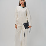 Maison Rabih Kayrouz Double Crepe Pants Off White / 38