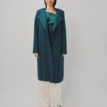 Maison Rabih Kayrouz Drap De Laine Coat Vert / 40