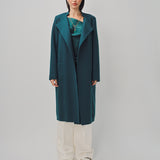 Maison Rabih Kayrouz Drap De Laine Coat Vert / 40