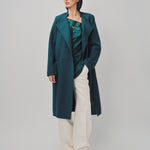 Maison Rabih Kayrouz Drap De Laine Coat Vert / 40