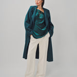 Maison Rabih Kayrouz Drap De Laine Coat Vert / 40