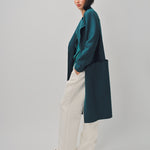 Maison Rabih Kayrouz Drap De Laine Coat Vert / 40