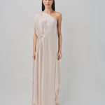 Maison Rabih Kayrouz Charmeuse Long Dress Lune / 36
