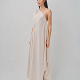 Maison Rabih Kayrouz Charmeuse Long Dress Lune / 36