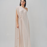 Maison Rabih Kayrouz Charmeuse Long Dress Lune / 36