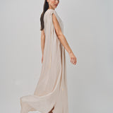 Maison Rabih Kayrouz Charmeuse Long Dress Lune / 36