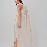 Maison Rabih Kayrouz Charmeuse Long Dress Lune / 36