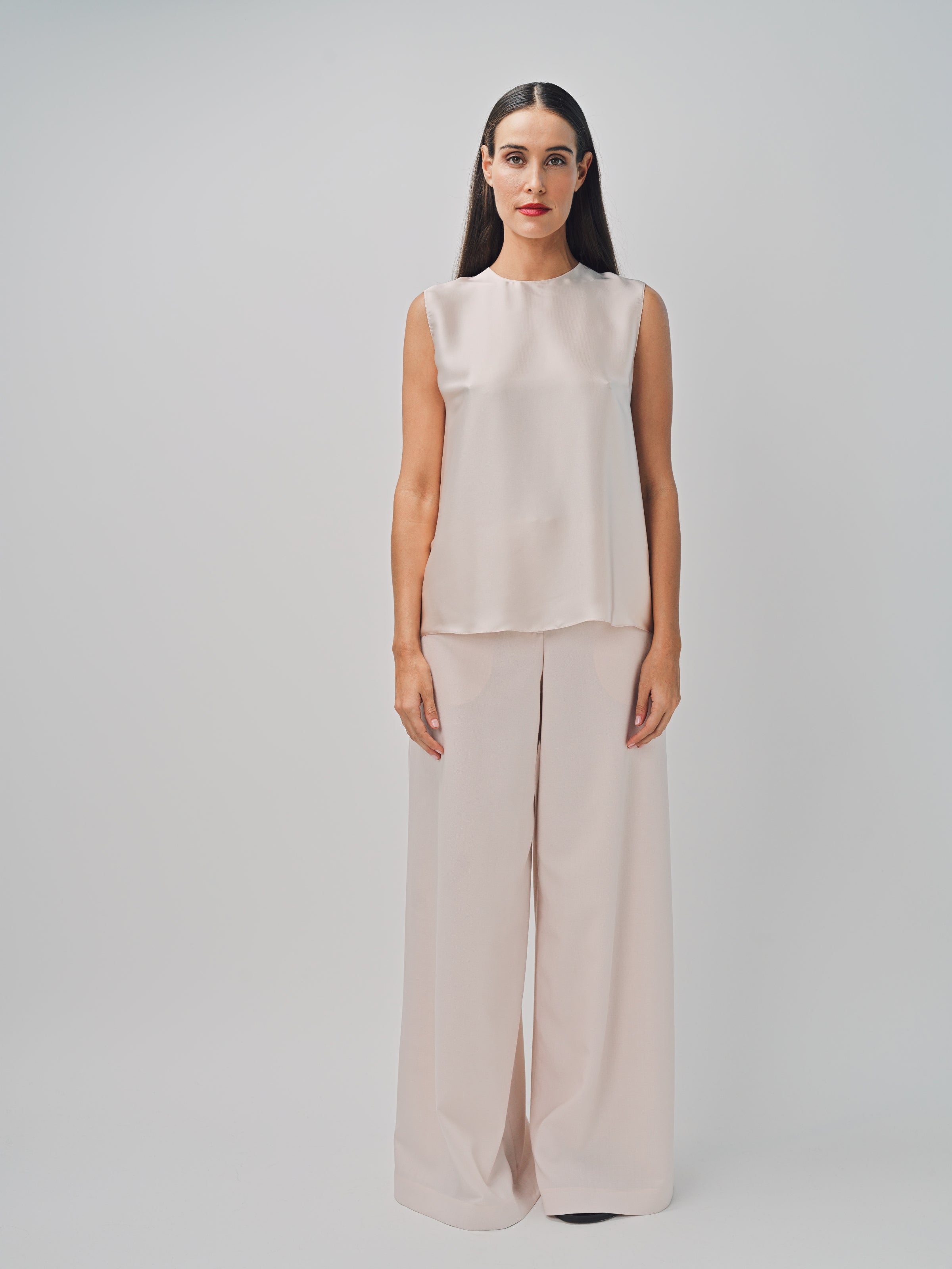 Maison Rabih Kayrouz Light Twill Wool Pants Lune / 36