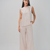 Maison Rabih Kayrouz Light Twill Wool Pants Lune / 36