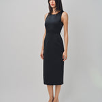 Maison Rabih Kayrouz Satin Short Dress Black / 34