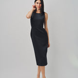 Maison Rabih Kayrouz Satin Short Dress Black / 34