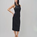 Maison Rabih Kayrouz Satin Short Dress Black / 34