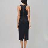 Maison Rabih Kayrouz Satin Short Dress Black / 34