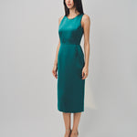 Maison Rabih Kayrouz Satin Short Dress Vert / 36
