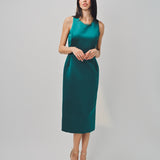 Maison Rabih Kayrouz Satin Short Dress Vert / 36