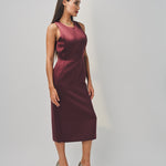 Maison Rabih Kayrouz Satin Short Dress Marron / 38