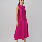 Maison Rabih Kayrouz Satin Skirt Fuschia / 36