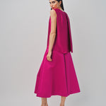 Maison Rabih Kayrouz Satin Skirt Fuschia / 36