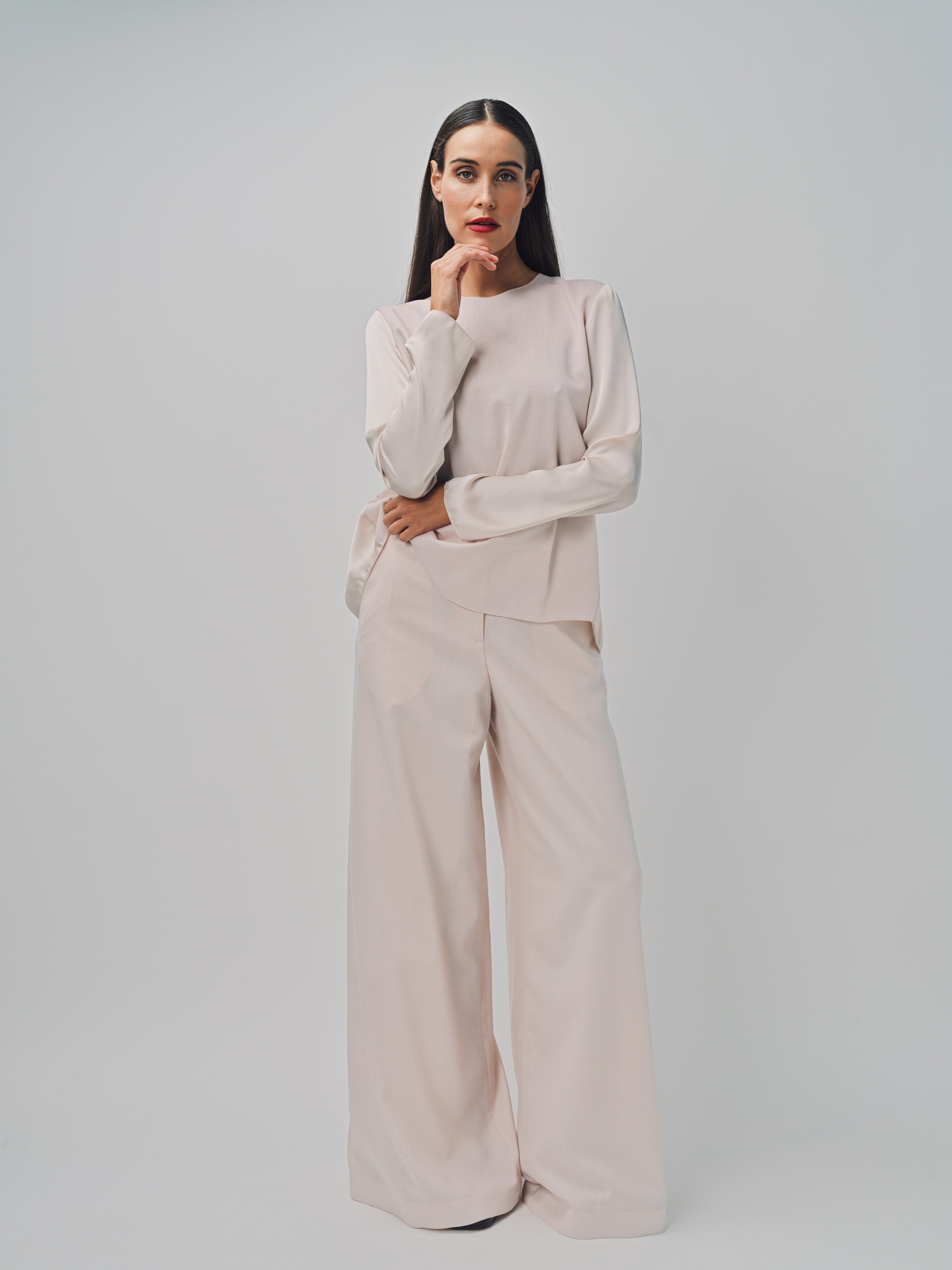 Maison Rabih Kayrouz Charmeuse Top Lune / 36