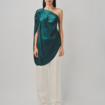 Maison Rabih Kayrouz Charmeuse Top Vert / 38