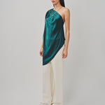Maison Rabih Kayrouz Charmeuse Top Vert / 38