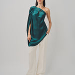 Maison Rabih Kayrouz Charmeuse Top Vert / 38