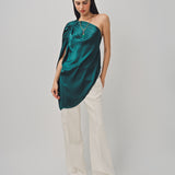 Maison Rabih Kayrouz Charmeuse Top Vert / 38