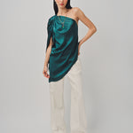 Maison Rabih Kayrouz Charmeuse Top Vert / 38