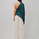 Maison Rabih Kayrouz Charmeuse Top Vert / 38