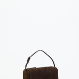 The Row 90's Bag in Matte Suede