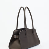 The Row Margaux Shoulder 12 in Matte Grain Calf